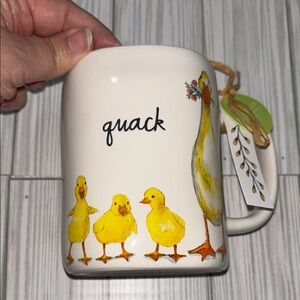 Rae Dunn “Quack” Duck Mug, NWT